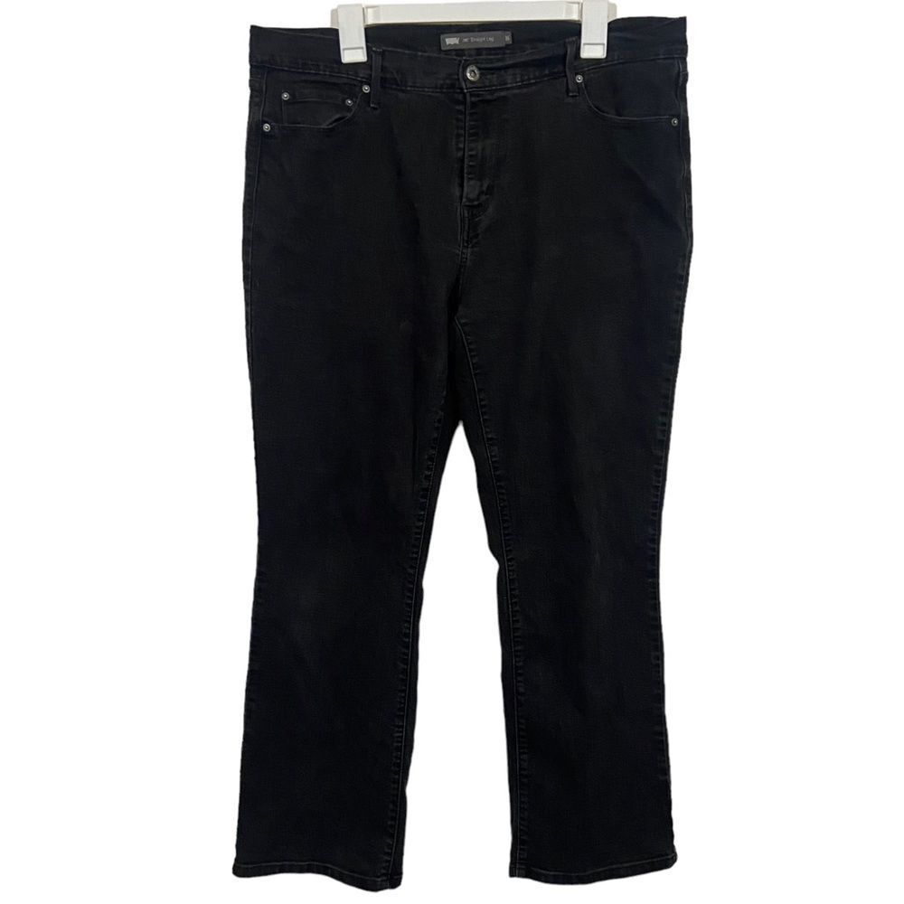 Levi’s Plus Size 505 Black Straight Leg Jeans